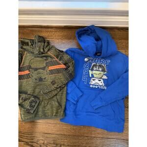 Star Wars Hooded Sweatshirts Lot Of 2Boys Sz 6